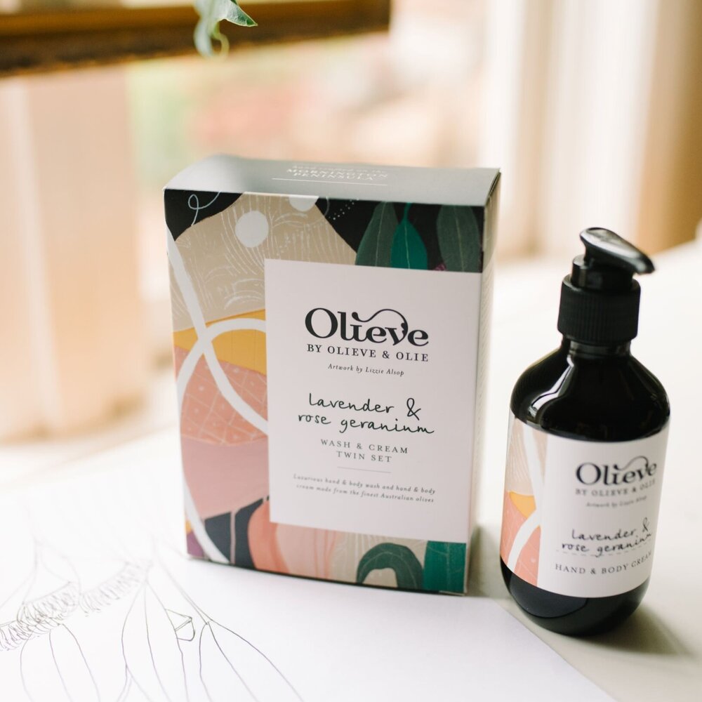 Olieve Artist Limited Edition Set - Lavender & Rose Geranium