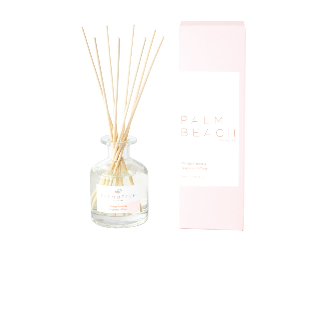 Vintage Gardenia Mini Fragrance Diffuser by the Palm Beach Collection