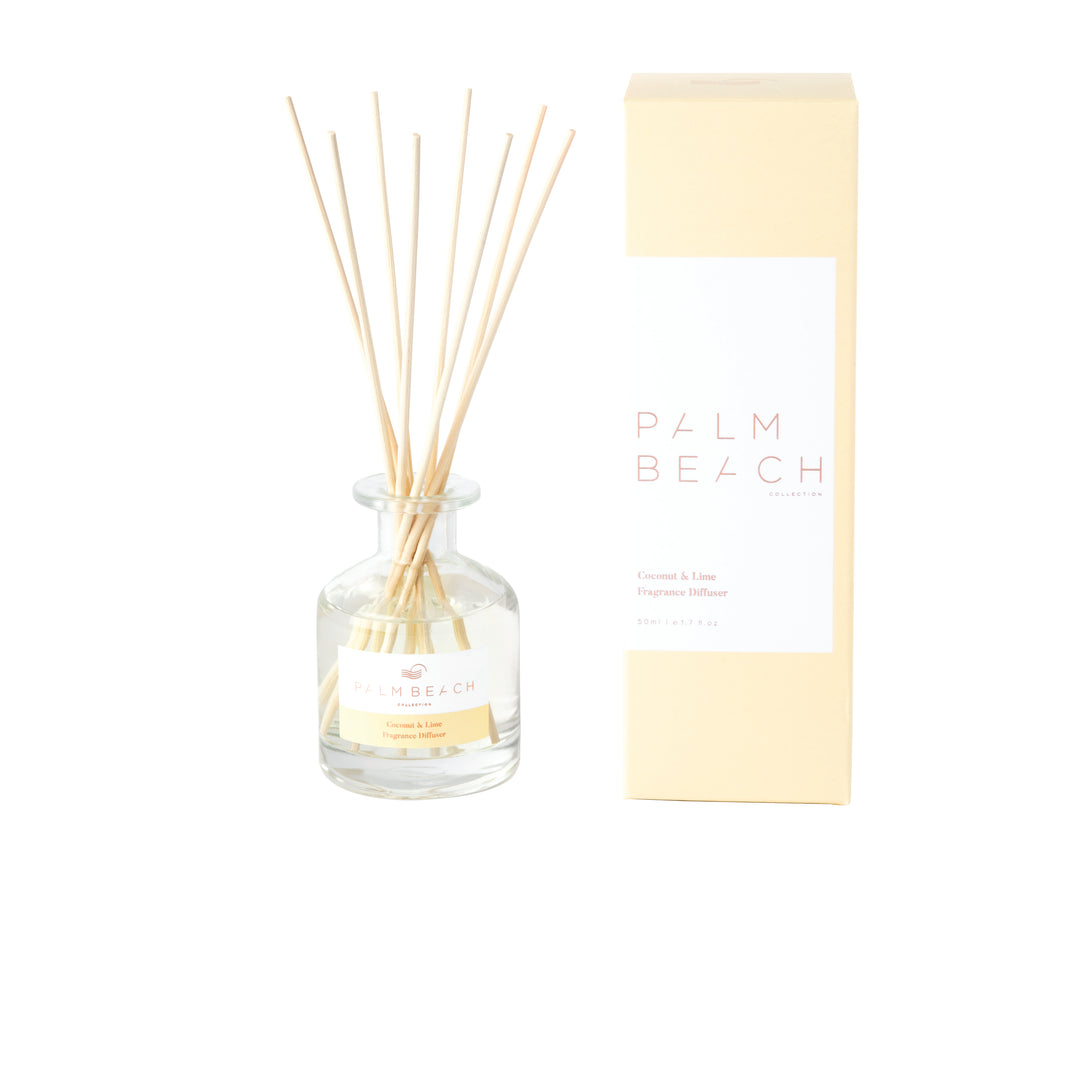 Coconut & Lime Mini Fragrance Diffuser by the Palm Beach Collection