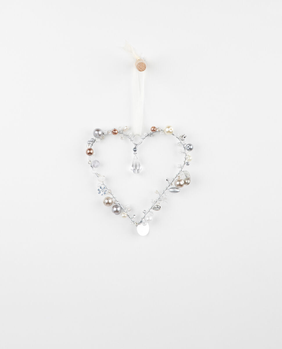 Alaska Hanging Beaded Heart