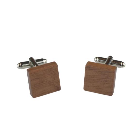 Peggy & Finn Wooden Cufflinks - Roasted Blackbutt