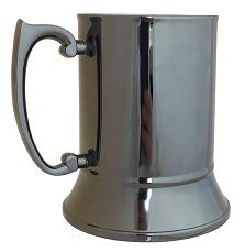 Gun Metal Double Wall Tankard