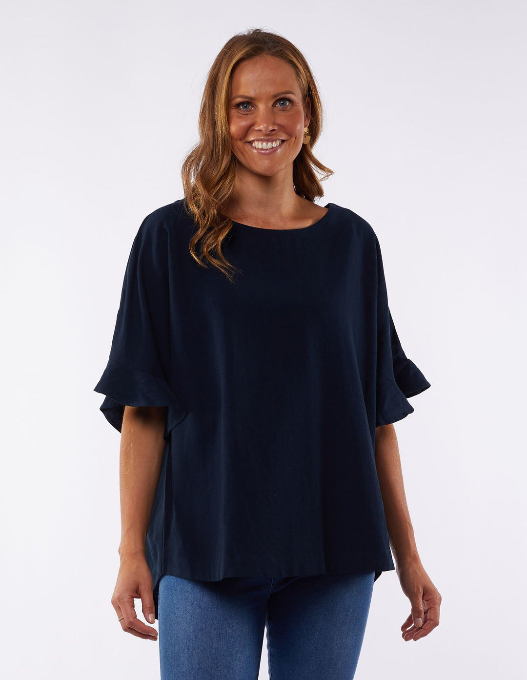 Elm Navy Miranda Top