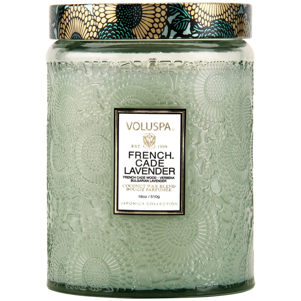 Voluspa French Cade & Lavender 100hr CandleVoluspa French Cade & Lavender 100hr Candle