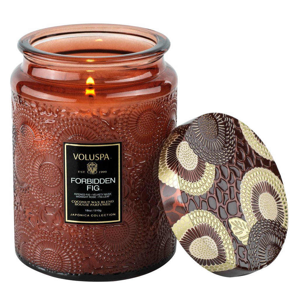 Voluspa Forbidden Fig 100hr Candle