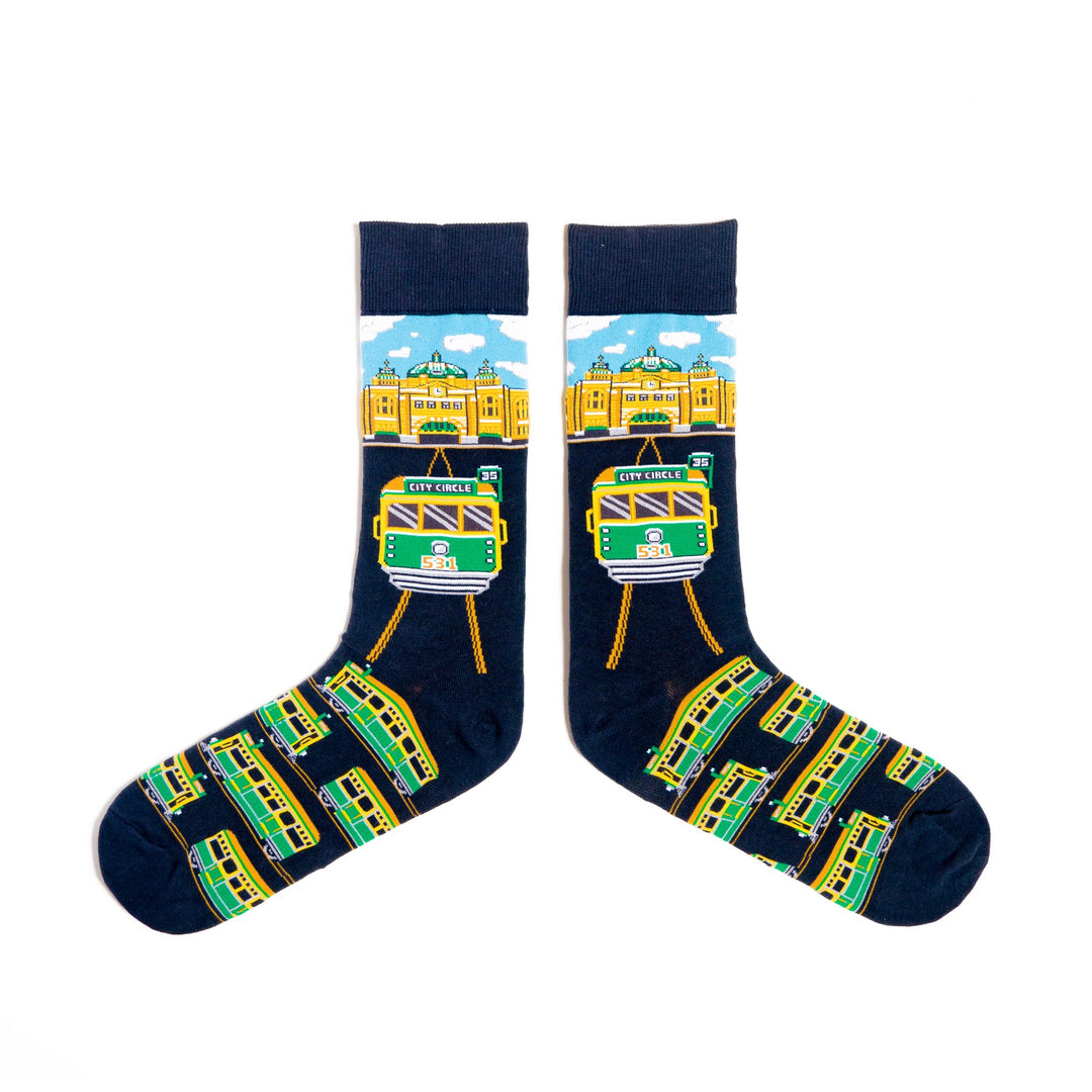 Flinders Feet Station Mens Socks