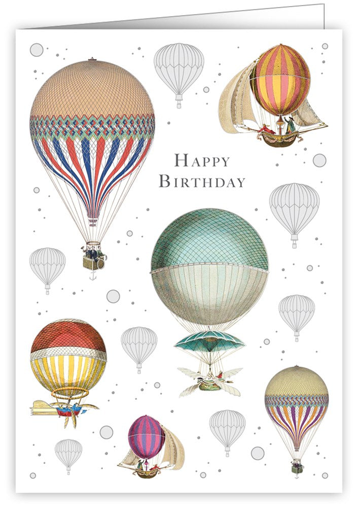 Quire Cards Hot Air Balloon Birthday Card