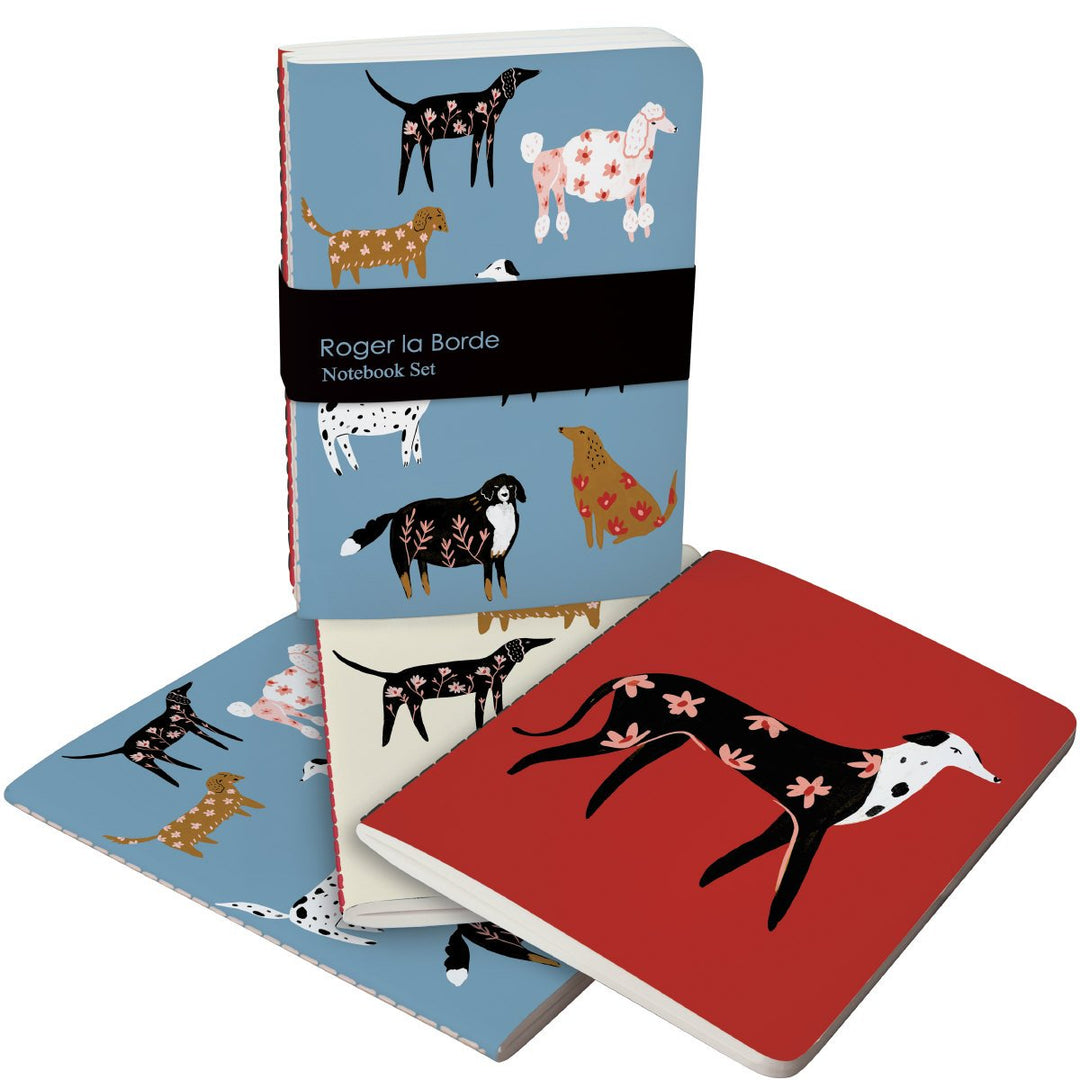 Roger la Borde Cinnamon and Ginger Dogs A6 Exercise Books Bundle