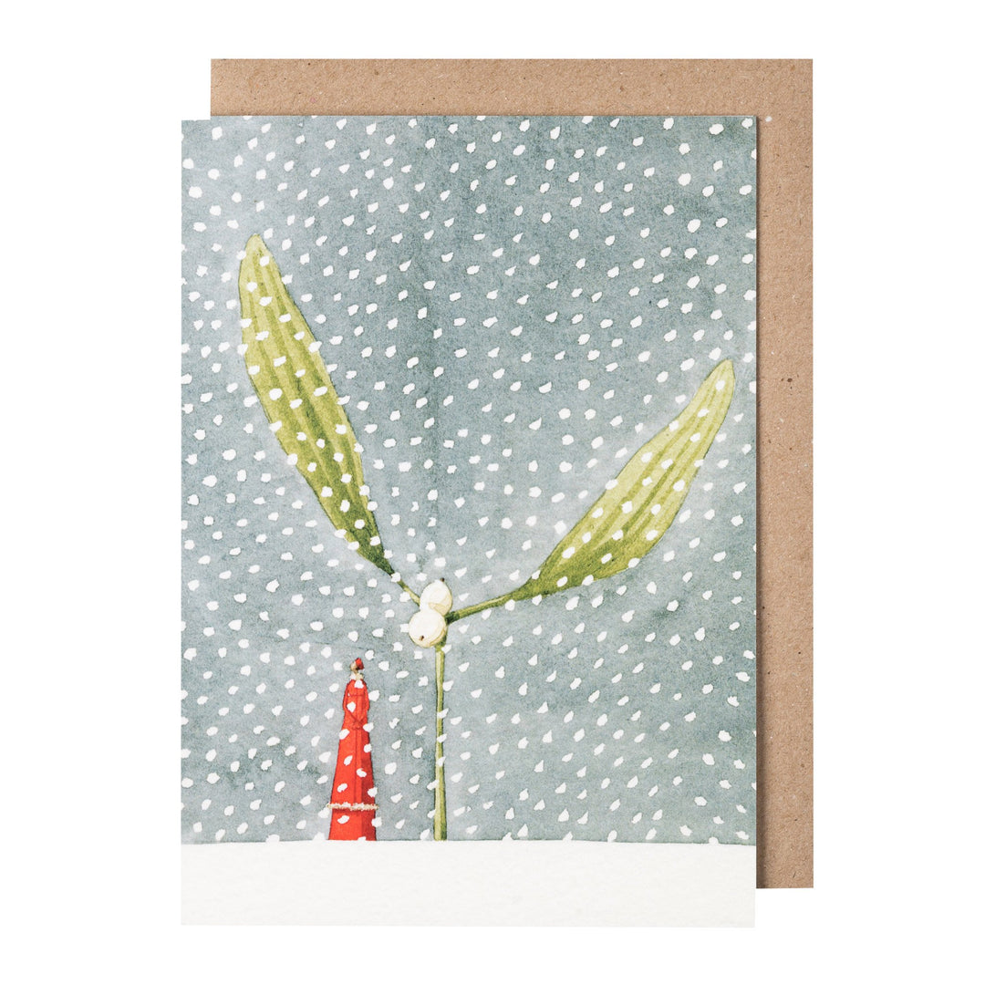 Laura Stoddard Mistle Snow Christmas Card