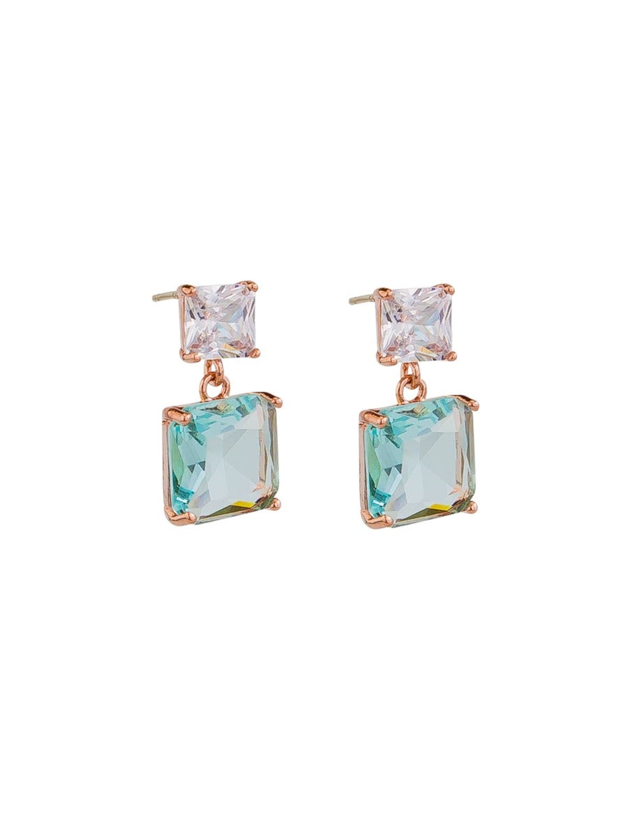 Tiger Tree Mountain Lake Crystal Drop Studs