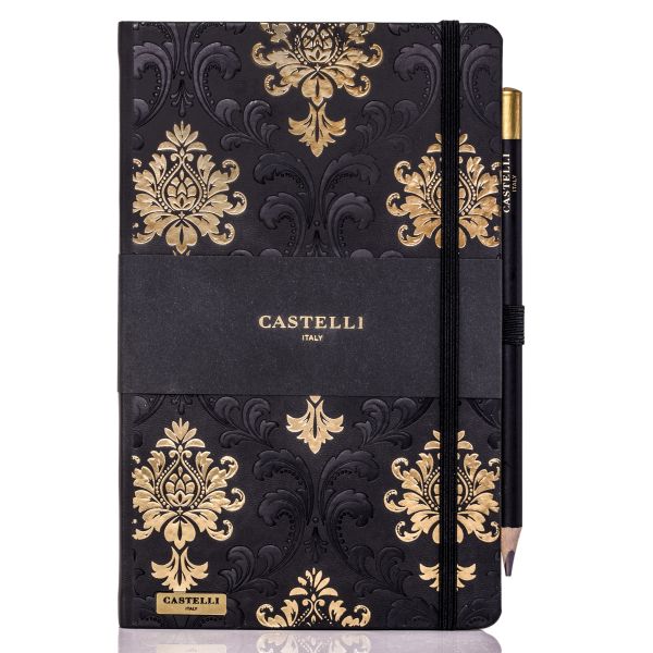 Castelli Notebook - Ruled - Baroque Gold