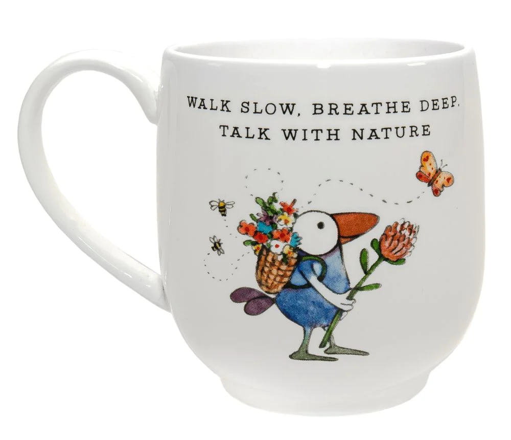 Twigseeds Breathe Deep Fine Bone China Cup