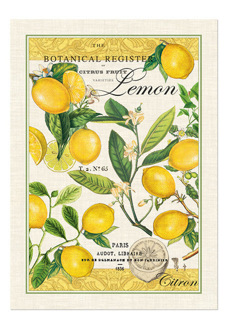 Michel Design Works Teatowel - Lemon Basil