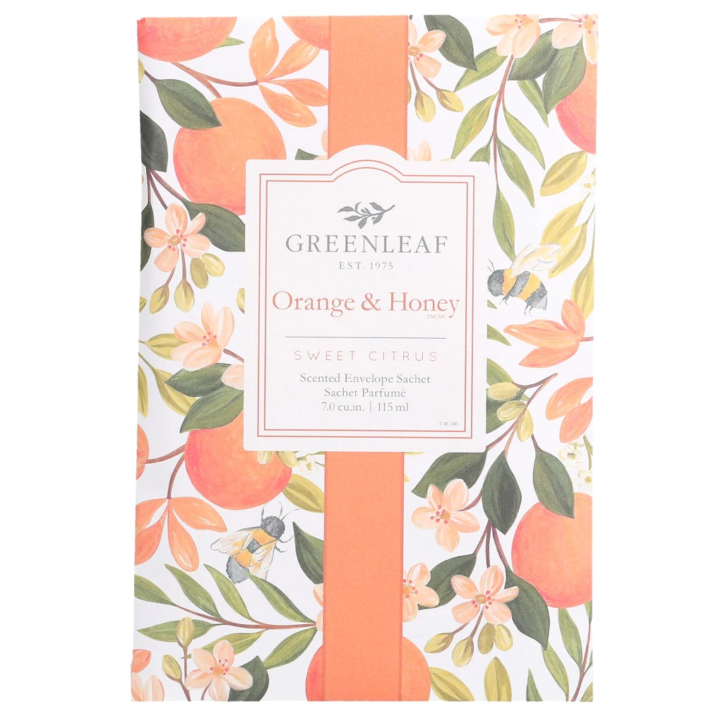 Greenleaf Orange & Honey Large Scented Sachet