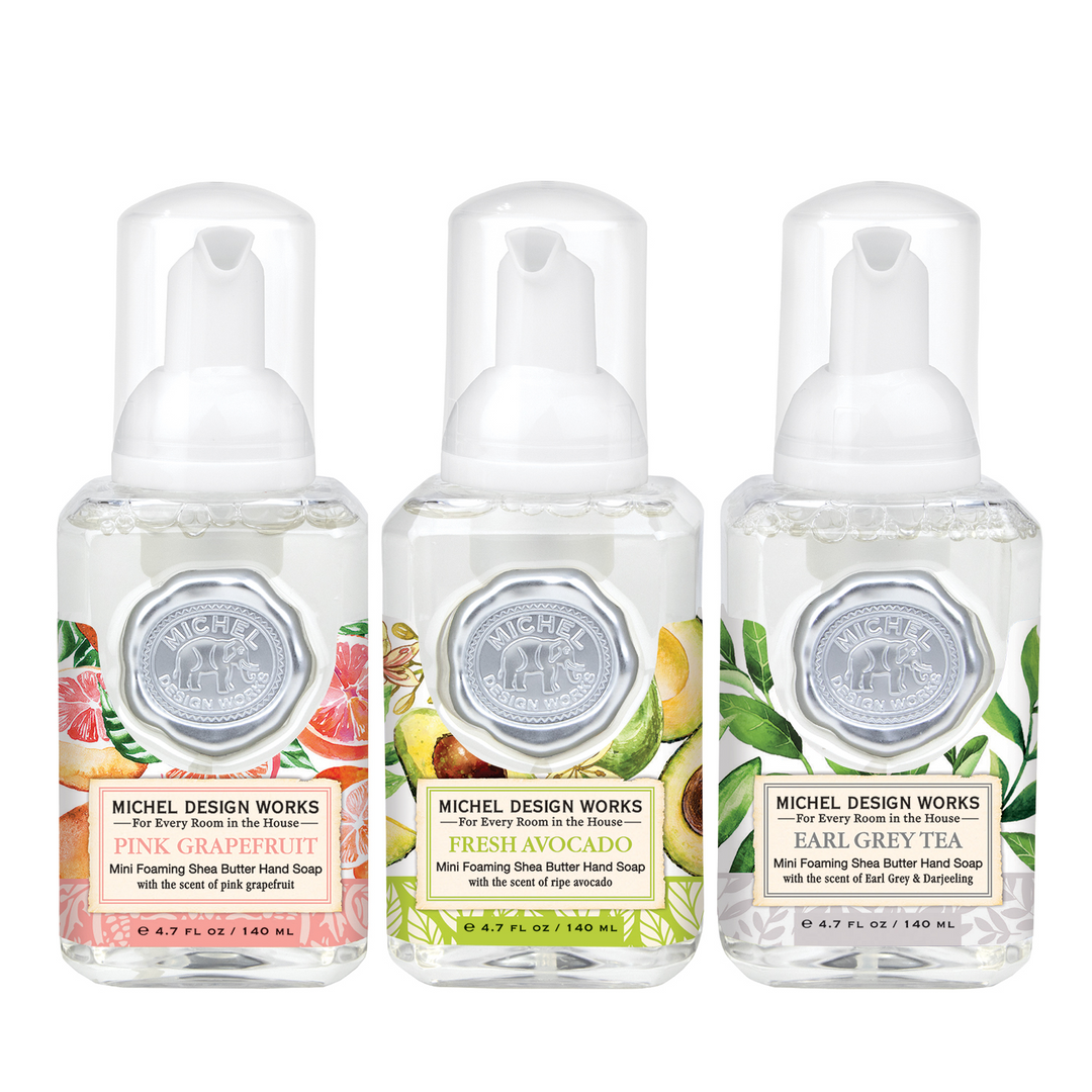 Foaming Hand Soap Mini Set - Grapefruit; Avodado & Earl Grey