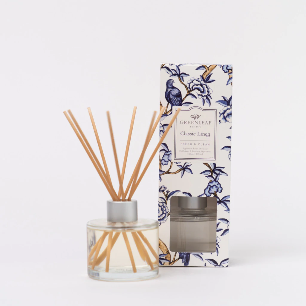 Greenleaf Classic Linen Reed Diffuser